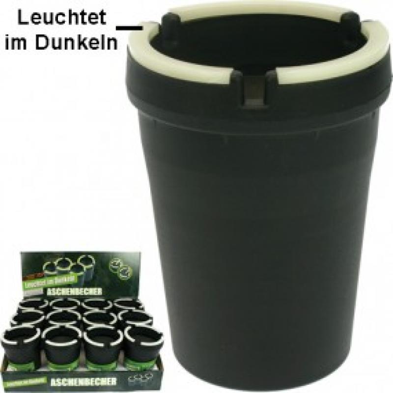 3 Aschenbecher Wind - Kompakt 9,5x4,5 Cm, 3 Farben Sortiert