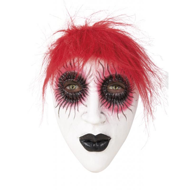 Viving Kostüme 'Bloody Psycho' Maske – Gruselmaske Für Karneval, Halloween, One Size, Blutige Optik